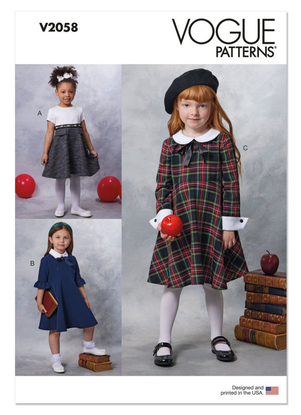 Vogue - V2058 ROBES POUR ENFANTS