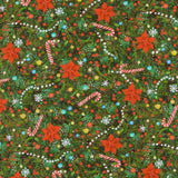 Windham Fabrics - Printed Cotton - MEOWY CHRISTMAS - 003 - Pine