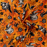 Windham Fabrics - Coton imprimé - &lt;HALLOW&#039;S EVE&gt; - 001 - Orange