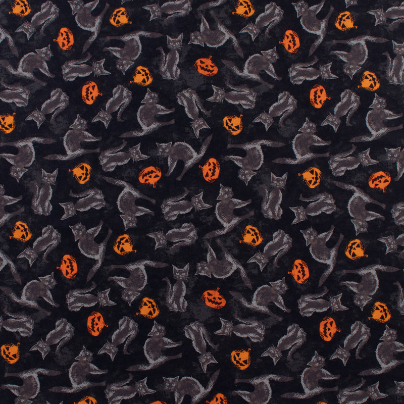 Windham Fabrics - Coton imprimé - &lt;HALLOW&#039;S EVE&gt; - 002 - Noir
