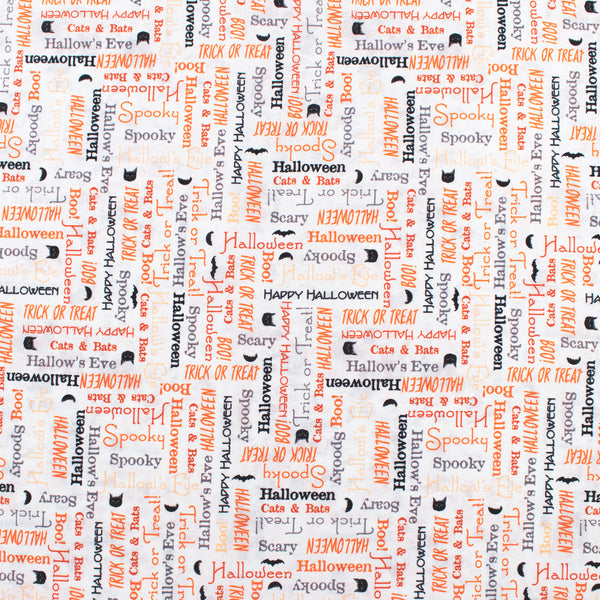 Windham Fabrics - Coton imprimé - &lt;HALLOW&#039;S EVE&gt; - 006 - Blanc