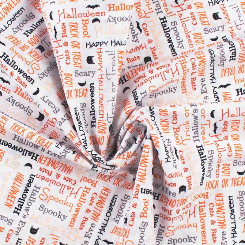 Windham Fabrics - Coton imprimé - &lt;HALLOW&#039;S EVE&gt; - 006 - Blanc