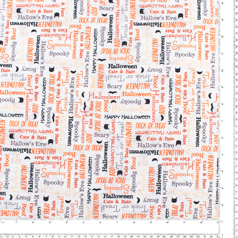 Windham Fabrics - Coton imprimé - &lt;HALLOW&#039;S EVE&gt; - 006 - Blanc