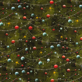 Henry Glass & Co - Printed Cotton - IT'S THE HOLIDAYS - 004 - Green