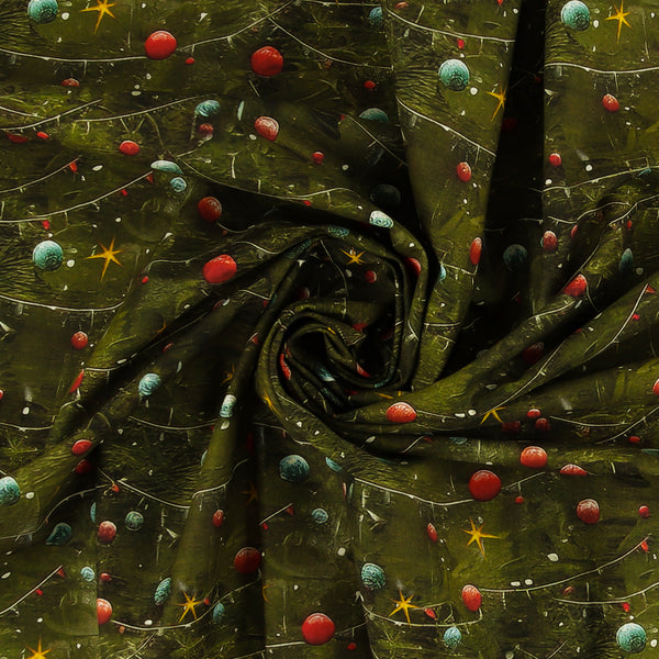 Henry Glass & Co - Printed Cotton - IT'S THE HOLIDAYS - 004 - Green