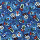 Henry Glass - Printed Cotton - «BELIEVE» - 006 - Dark Blue