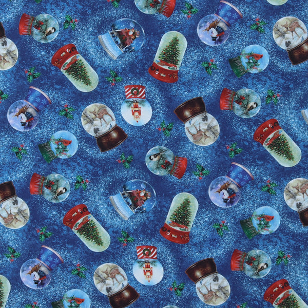 Henry Glass - Printed Cotton - «BELIEVE» - 006 - Dark Blue