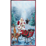 Henry Glass - Printed Cotton Panel 24 x 44 in (60 x 112 cm) - «BELIEVE» - 011 - Multicolor