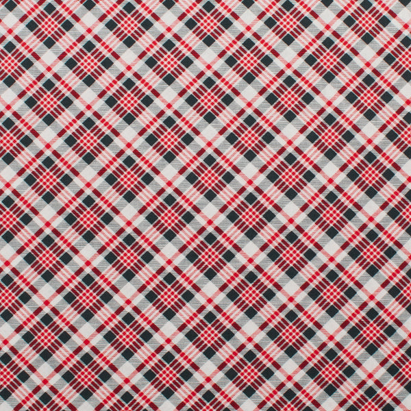 Henry Glass - Printed Cotton - PINECONE RIDGE LODGE - 001 - Red