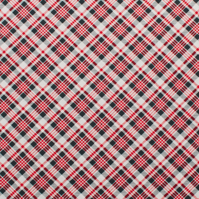 Henry Glass - Printed Cotton - PINECONE RIDGE LODGE - 001 - Red