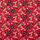 Henry Glass - Printed Cotton - PINECONE RIDGE LODGE - 002 - Red
