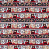 Henry Glass - Printed Cotton - PINECONE RIDGE LODGE - 006 - Grey