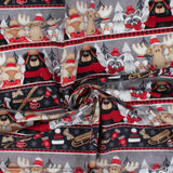 Henry Glass - Printed Cotton - PINECONE RIDGE LODGE - 006 - Grey