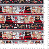 Henry Glass - Printed Cotton - PINECONE RIDGE LODGE - 006 - Grey