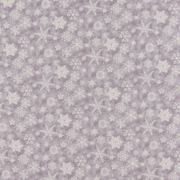 Henry Glass & Co - Printed Flannelette - SNOW CREW - 005 - Grey