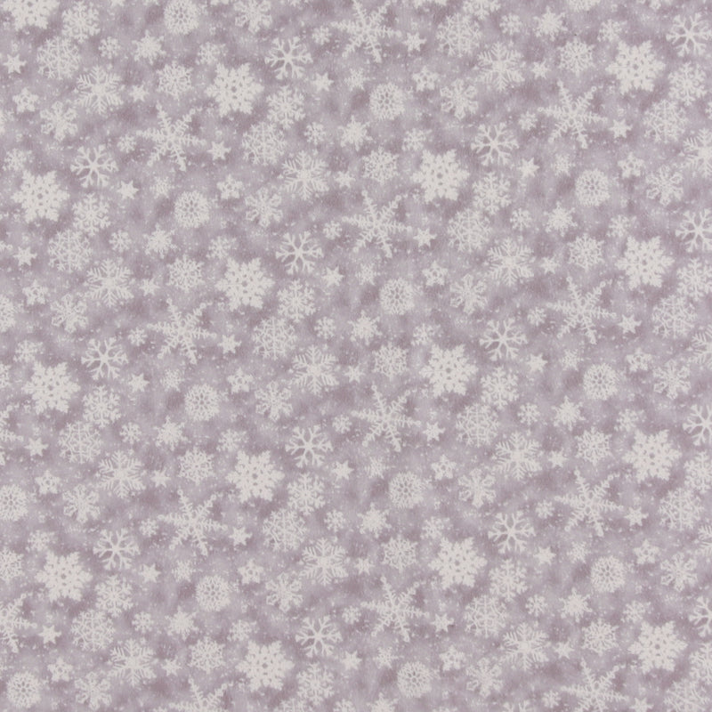 Henry Glass & Co - Printed Flannelette - SNOW CREW - 005 - Grey