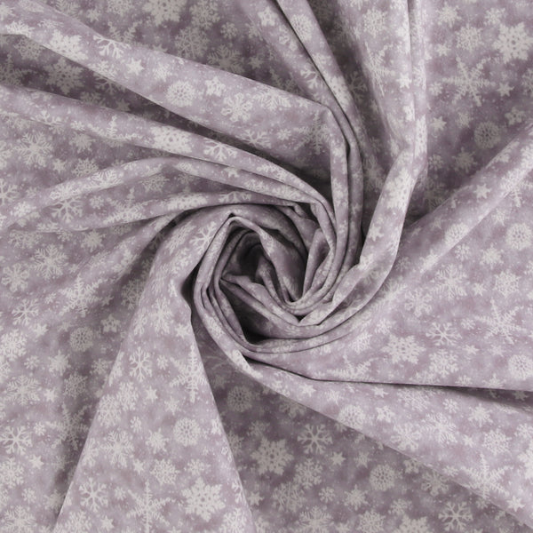 Henry Glass & Co - Printed Flannelette - SNOW CREW - 005 - Grey