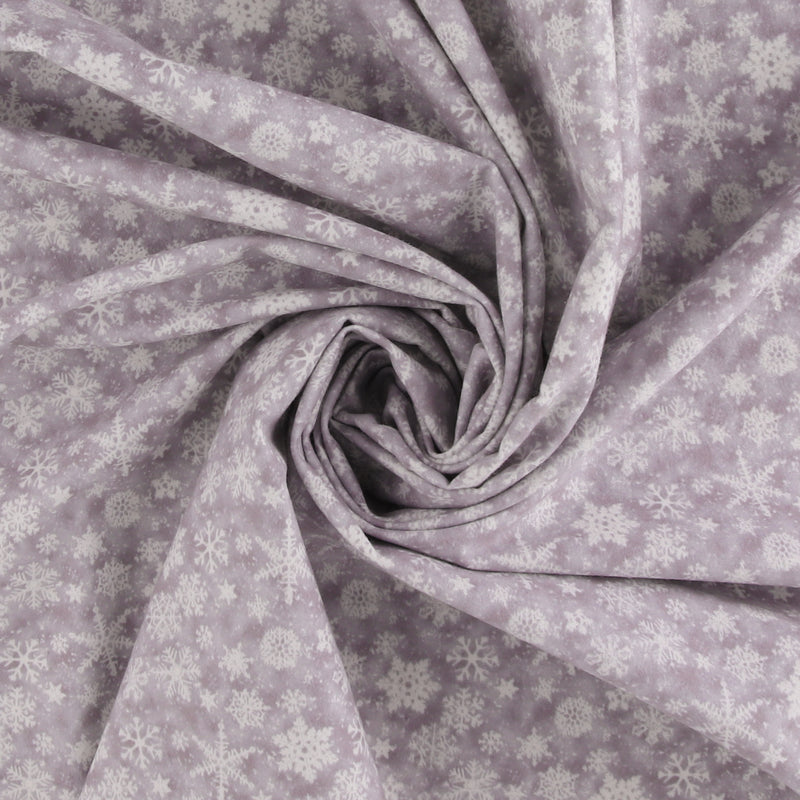 Henry Glass & Co - Printed Flannelette - SNOW CREW - 005 - Grey