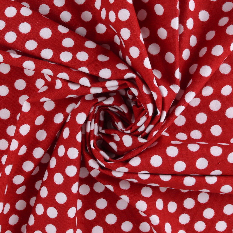 Henry Glass & Co - Printed Flannelette - SNOW CREW - 007 - Red