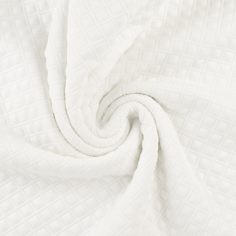 Tricot en losange - ELLIE - 023 - Blanc