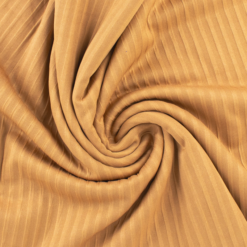 Solid Rib Knit - ELLIE - 009 - Camel