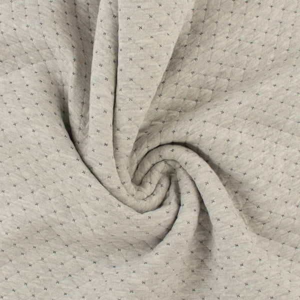 Star Quilt II Knit - ELLIE - 012 - Light Grey