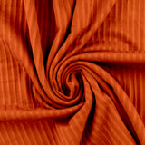 Solid Rib Knit - ELLIE - 001 - Orange
