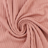 Tricot Côtelé Uni - ELLIE - 004 - Rose