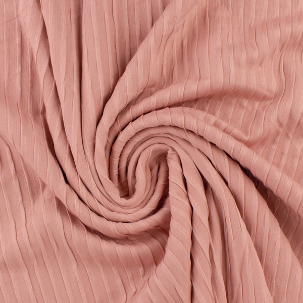 Tricot Côtelé Uni - ELLIE - 004 - Rose