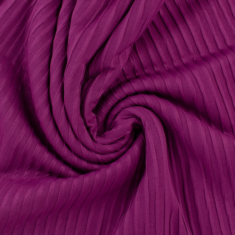 Solid Rib Knit - ELLIE - 006 - Purple