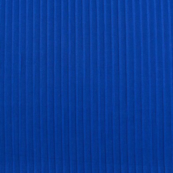 Solid Rib Knit - ELLIE - 010 - Royal