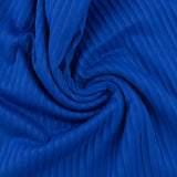 Solid Rib Knit - ELLIE - 010 - Royal