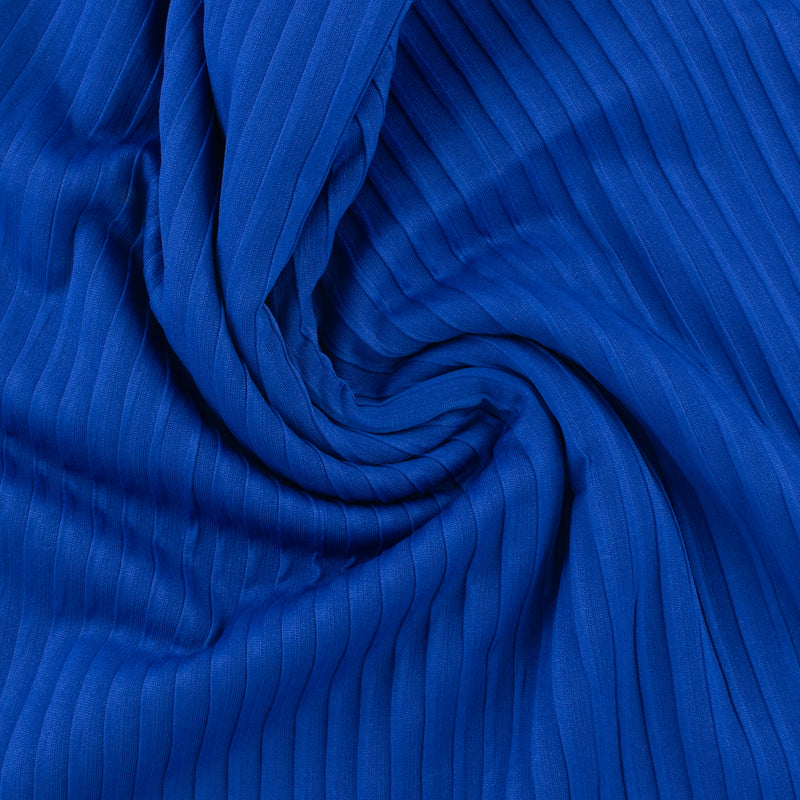 Solid Rib Knit - ELLIE - 010 - Royal