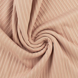 Solid Rib Knit - ELLIE - 003 - Tan