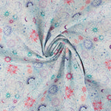Coton imprimé - <CELESTIAL SKIES> - 003 - Blanc