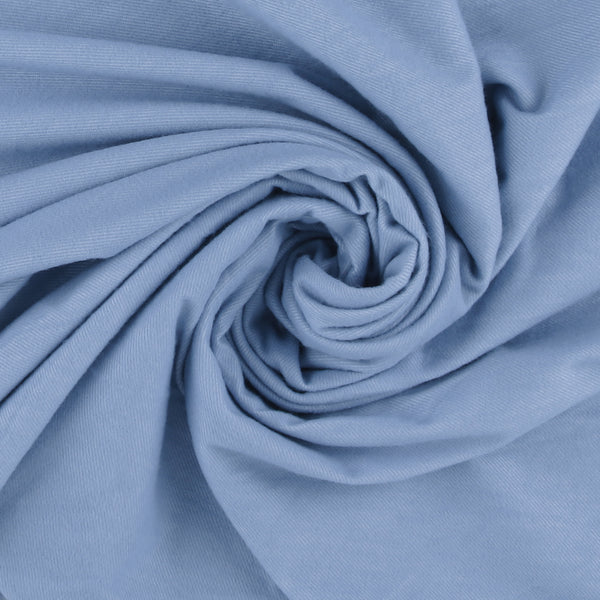 Tricot denim brossé - &lt;INDIGO JONCTION&gt; - 001 - Bleu Pâle