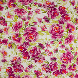 Digital Printed Stetch Cotton Sateen - ST-TROPEZ - 003 - Purple