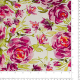 Digital Printed Stetch Cotton Sateen - ST-TROPEZ - 003 - Purple