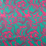 Polyester soyeux imprimé - <BUBBLE> - 003 - Menthe