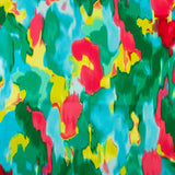 Printed Silky Polyester - BUBBLE - 004 - Green