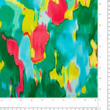 Printed Silky Polyester - BUBBLE - 004 - Green