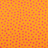 Printed Silky Polyester - BUBBLE - 006 - Orange