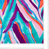 Printed Silky Polyester - BUBBLE - 013 - Pink