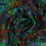 Chiffon imprimé numérique - ST-TROPEZ - 001 - Vert