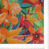 Chiffon imprimé numérique - ST-TROPEZ - 002 - Multicouleur
