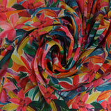 Chiffon imprimé numérique - ST-TROPEZ - 004 - Rose