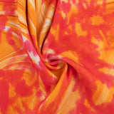 ECOVERO Printed Viscose - IBIZA - 004 - Coral