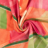 Printed Rayon - LAGOS - 006 - Coral