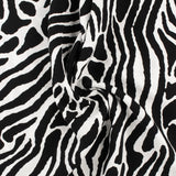 Rayonne imprimée - LAGOS - 011 - Noir
