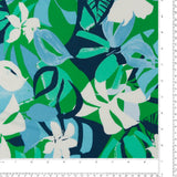 Tricot imprimé - HAYLEY - 020 - Bleu et Vert